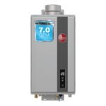Rheem RTG Series 7.0 GPM Natural Gas Tankless Water Heater, 160,000 BTU Indoor, Non-Condensing