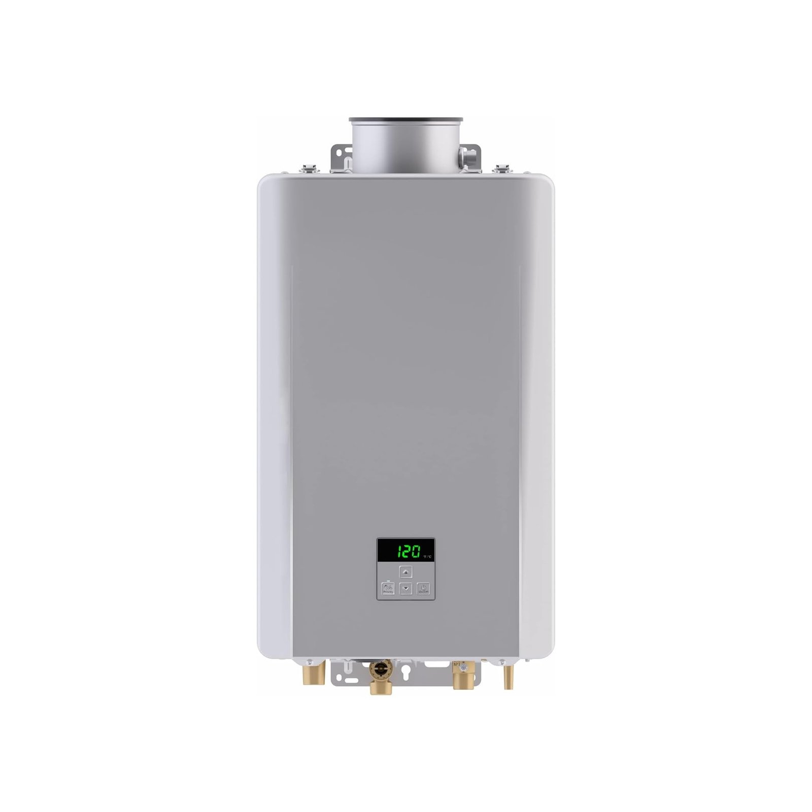 51BwcGyo6LL Rinnai RE140iN Non-Condensing Natural Gas Tankless Water Heater - 5.3 GPM Outdoor - Image 1
