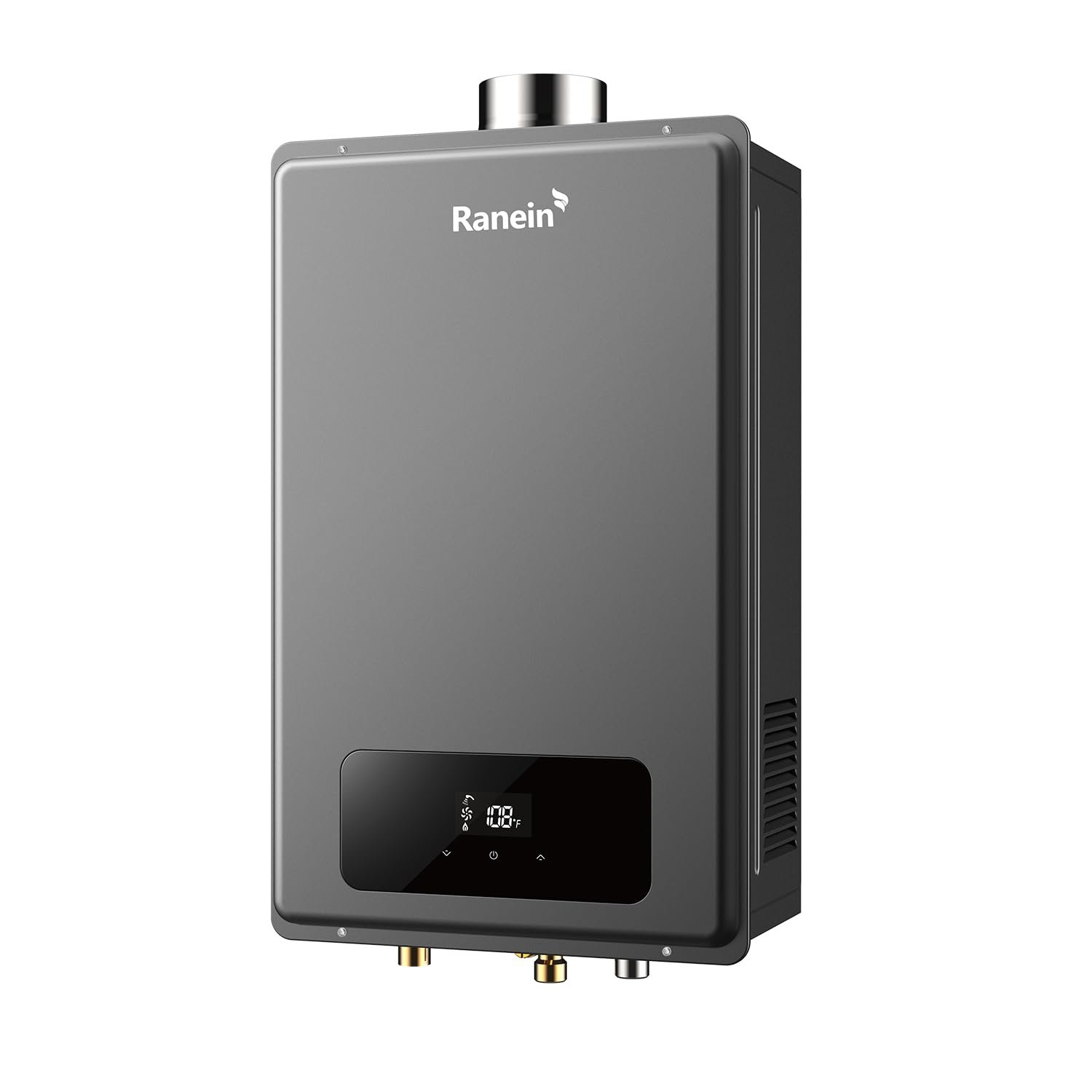 51GaaiCNAeL Ranein 8.5 GPM Natural Gas Tankless Water Heater, 190,000 BTU Indoor, Whole House Hot Water Heater - Image 1