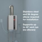 Rheem RTG Series 7.0 GPM Natural Gas Tankless Water Heater, 160,000 BTU Indoor, Non-Condensing - Image 8