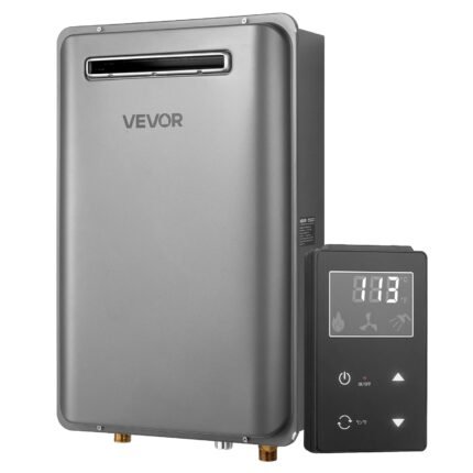 VEVOR Tankless Water Heater Propane 5.3 Gal 100,000 BTU Instant Hot Water Smart Temperature Control