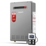 FOGATTI 8.1 GPM Tankless Water Heater Natural Gas Outdoor, CSA Certified Instant Hot Water, 180,000 BTU