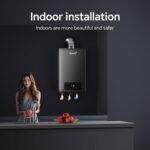 Ranein 8.5 GPM Natural Gas Tankless Water Heater, 190,000 BTU Indoor, Whole House Hot Water Heater - Image 6