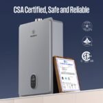 Westinghouse Tankless Water Heater Gas Indoor 7.9 GPM 180,000 BTU WiFi Whole House Grey - Image 7