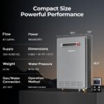 FOGATTI 8.1 GPM Tankless Water Heater Natural Gas Outdoor, CSA Certified Instant Hot Water, 180,000 BTU - Image 13