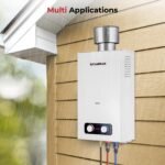 CAMPLUX 2.64 GPM Portable Tankless Water Heater Propane, Outdoor On Demand Hot Water with Rain Cap for Camping & Cabins - Image 9