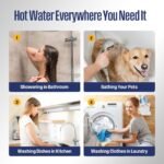 Westinghouse Tankless Water Heater Gas Indoor 7.9 GPM 180,000 BTU WiFi Whole House Grey - Image 6