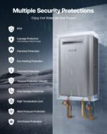 VEVOR Tankless Water Heater Propane 5.3 Gal 100,000 BTU Instant Hot Water Smart Temperature Control - Image 5