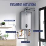 Westinghouse Tankless Water Heater Gas Indoor 7.9 GPM 180,000 BTU WiFi Whole House Grey - Image 8