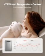 VEVOR Tankless Water Heater Propane 5.3 Gal 100,000 BTU Instant Hot Water Smart Temperature Control - Image 3