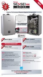 Rinnai RX160iN Condensing Tankless Water Heater - 9 GPM Indoor/Outdoor Gas - Image 8